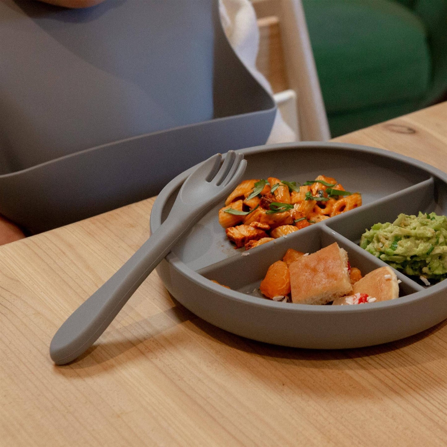 Baby Divided Silicone Suction Plate - By Tiny Dining