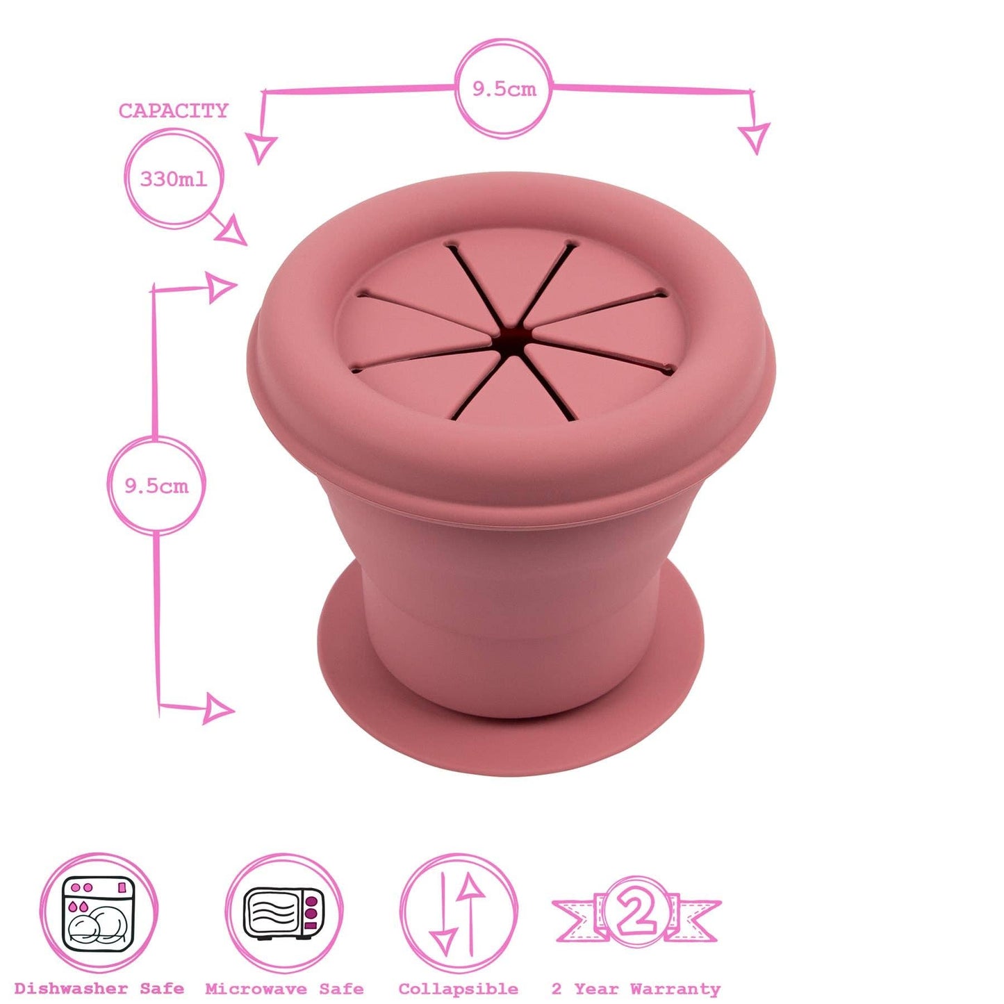 Baby Silicone Snack Pot - By Tiny Dining