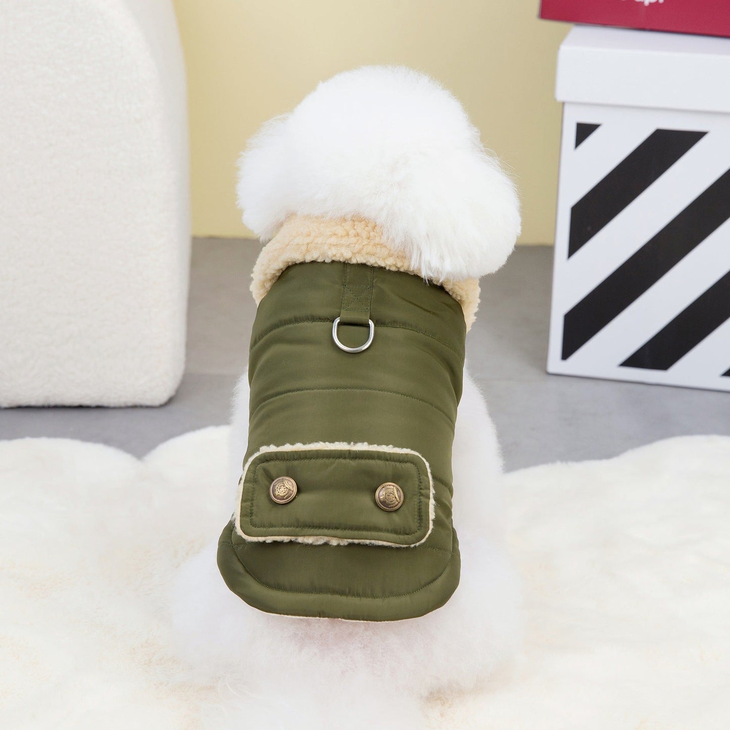 Teddy Coat - Nordic Fur Collar