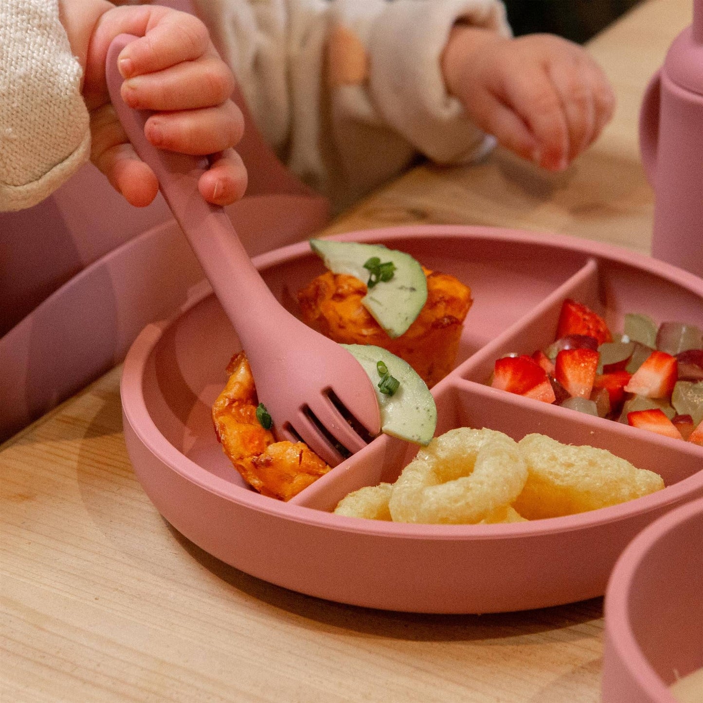 Baby Divided Silicone Suction Plate - By Tiny Dining