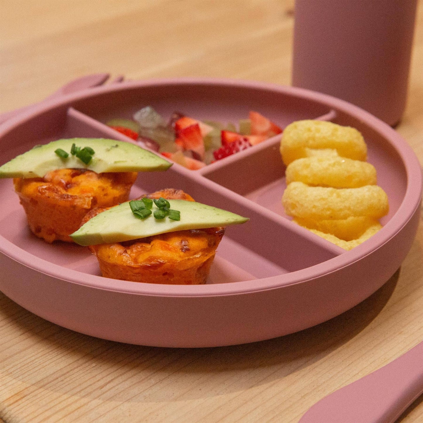Baby Divided Silicone Suction Plate - By Tiny Dining