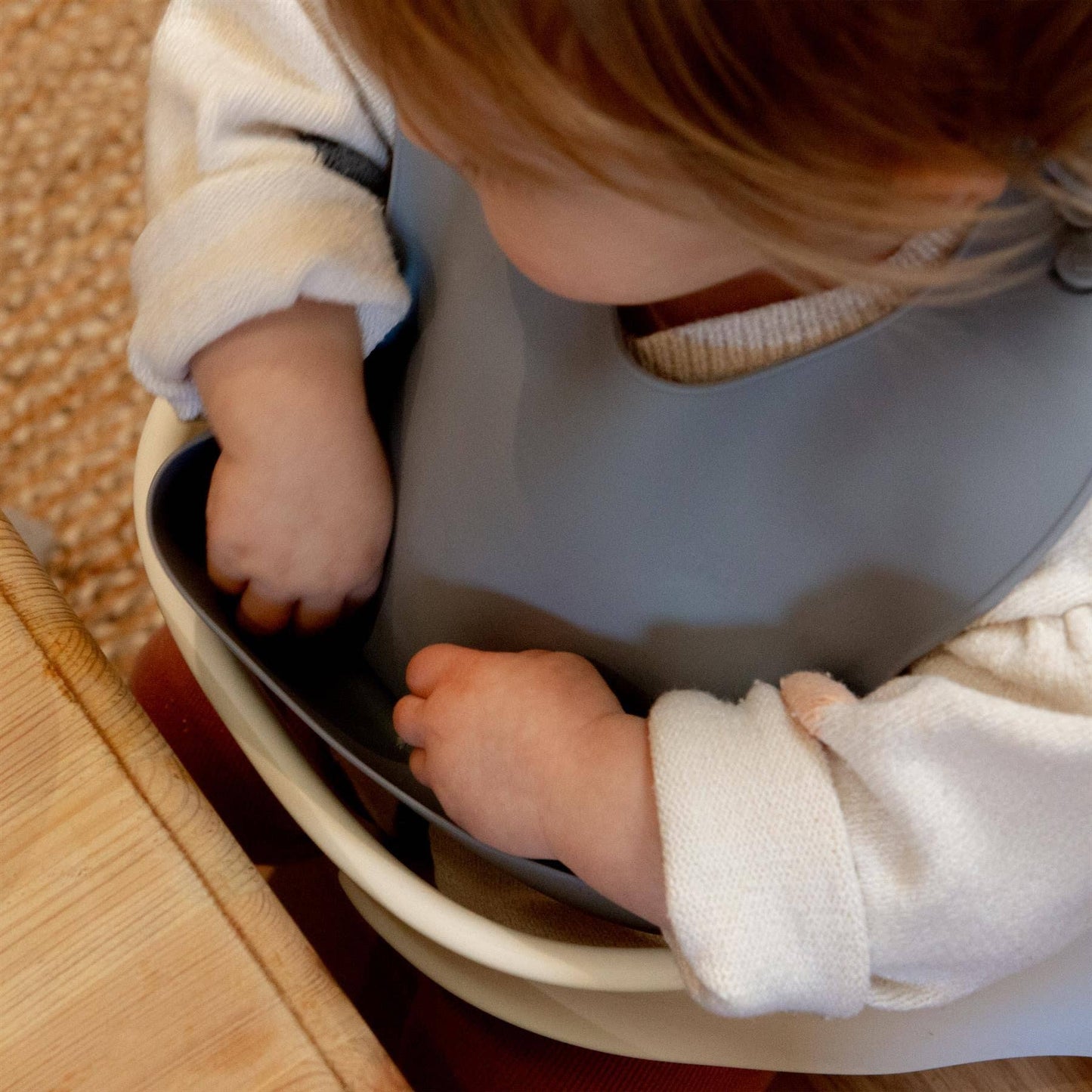 Baby Silicone Weaning Bib - By Tiny Dining