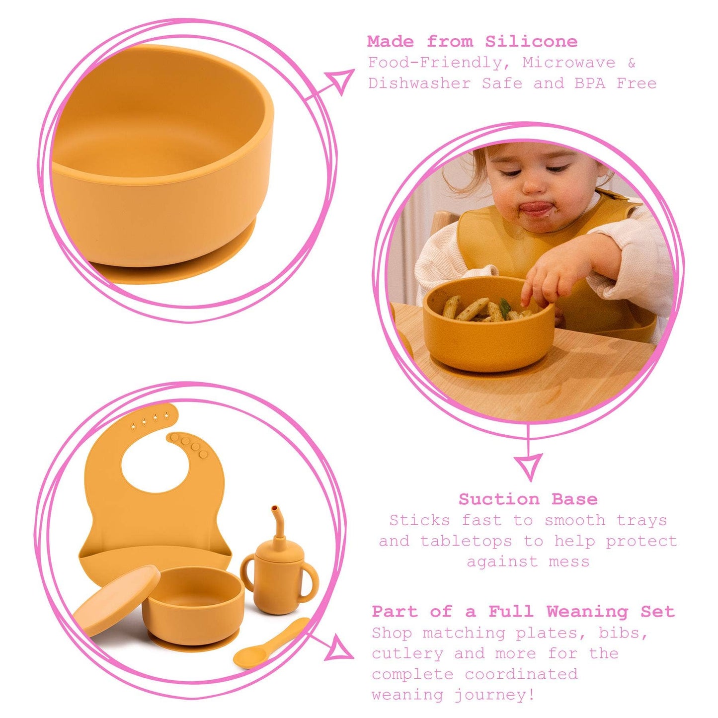 Baby Silicone Suction Bowl - By Tiny Dining