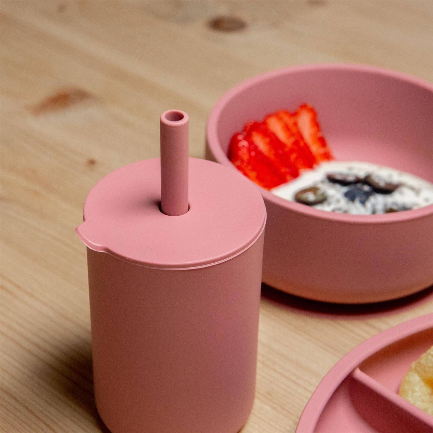 170ml Baby Silicone Straw Cup - By Tiny Dining