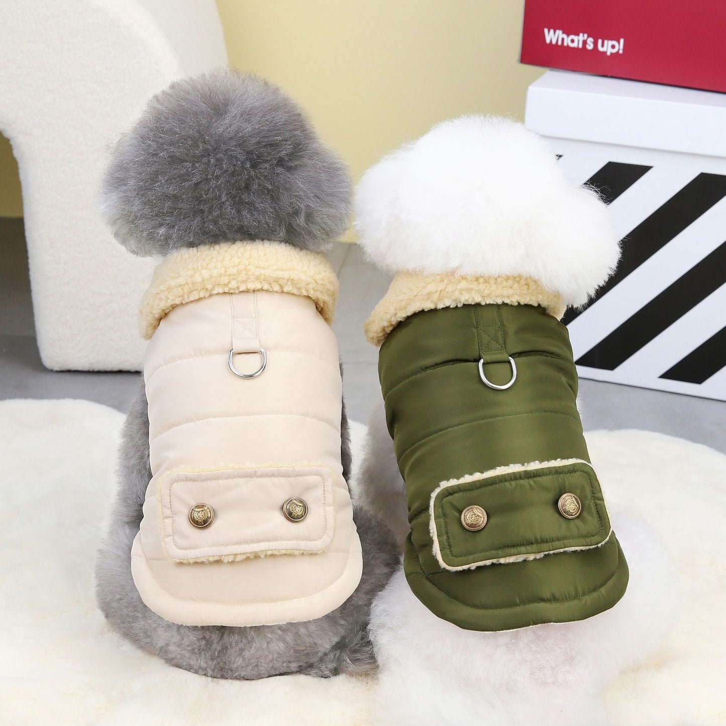 Teddy Coat - Nordic Fur Collar