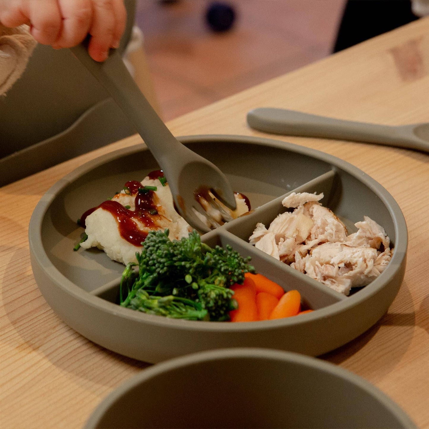 Baby Silicone Weaning Fork - By Tiny Dining
