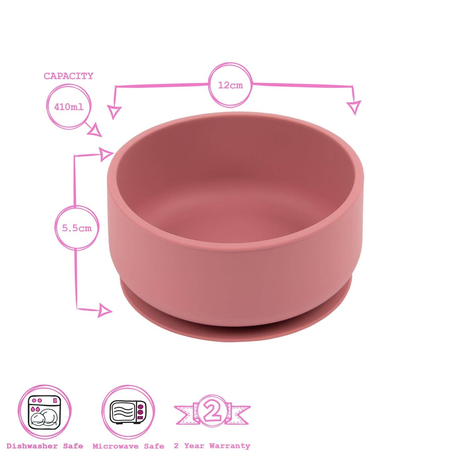 Baby Silicone Suction Bowl - By Tiny Dining
