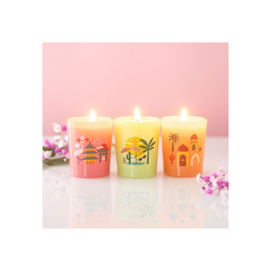 Scents Around the World Scented Candle Trio