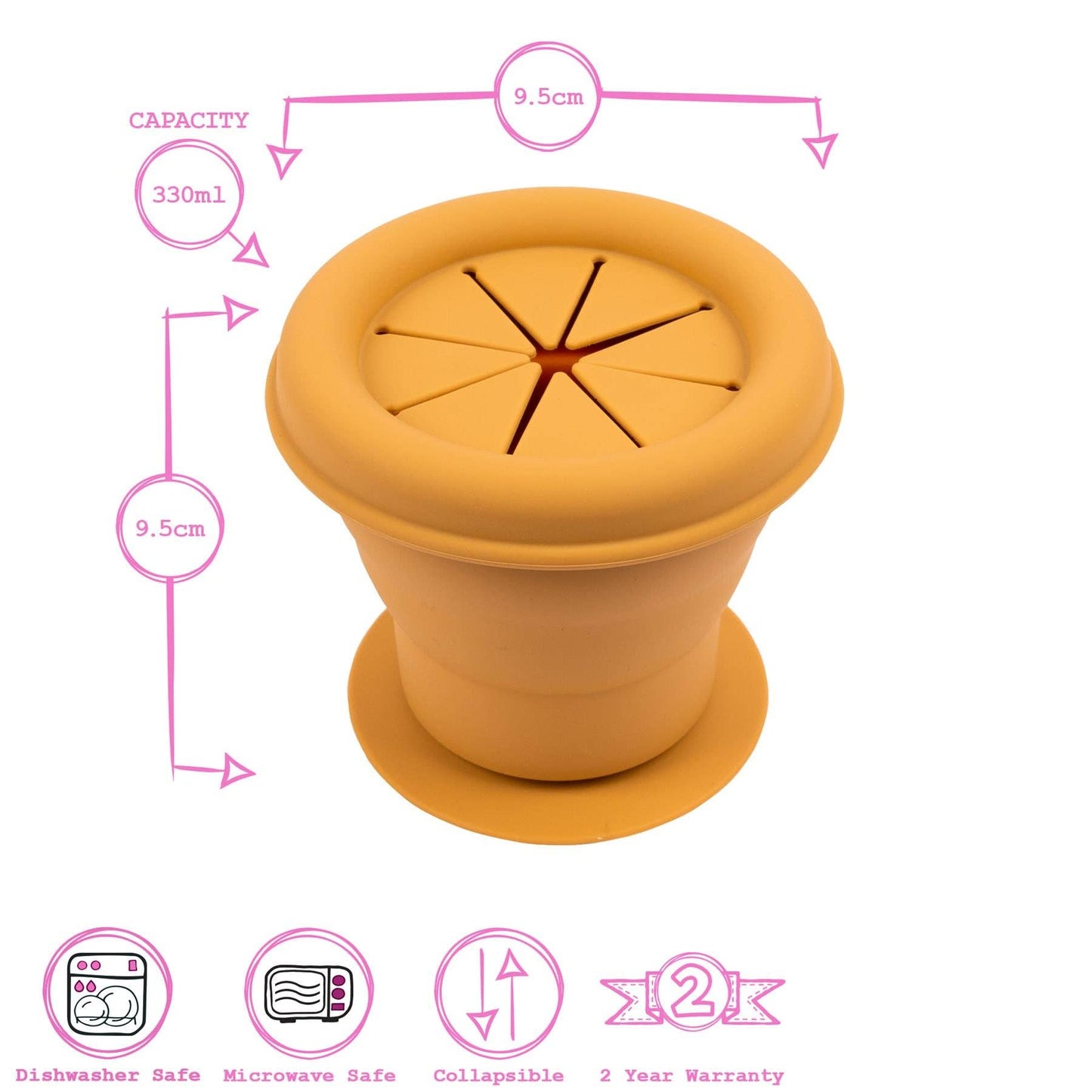 Baby Silicone Snack Pot - By Tiny Dining