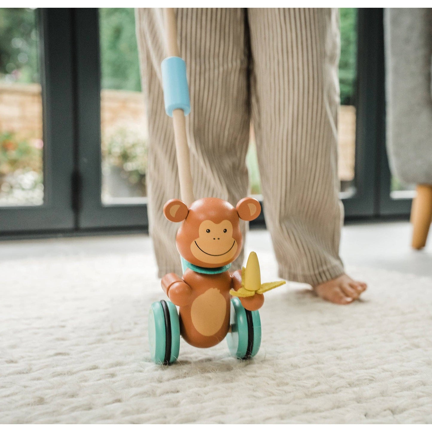 NEW Monkey Push Along
