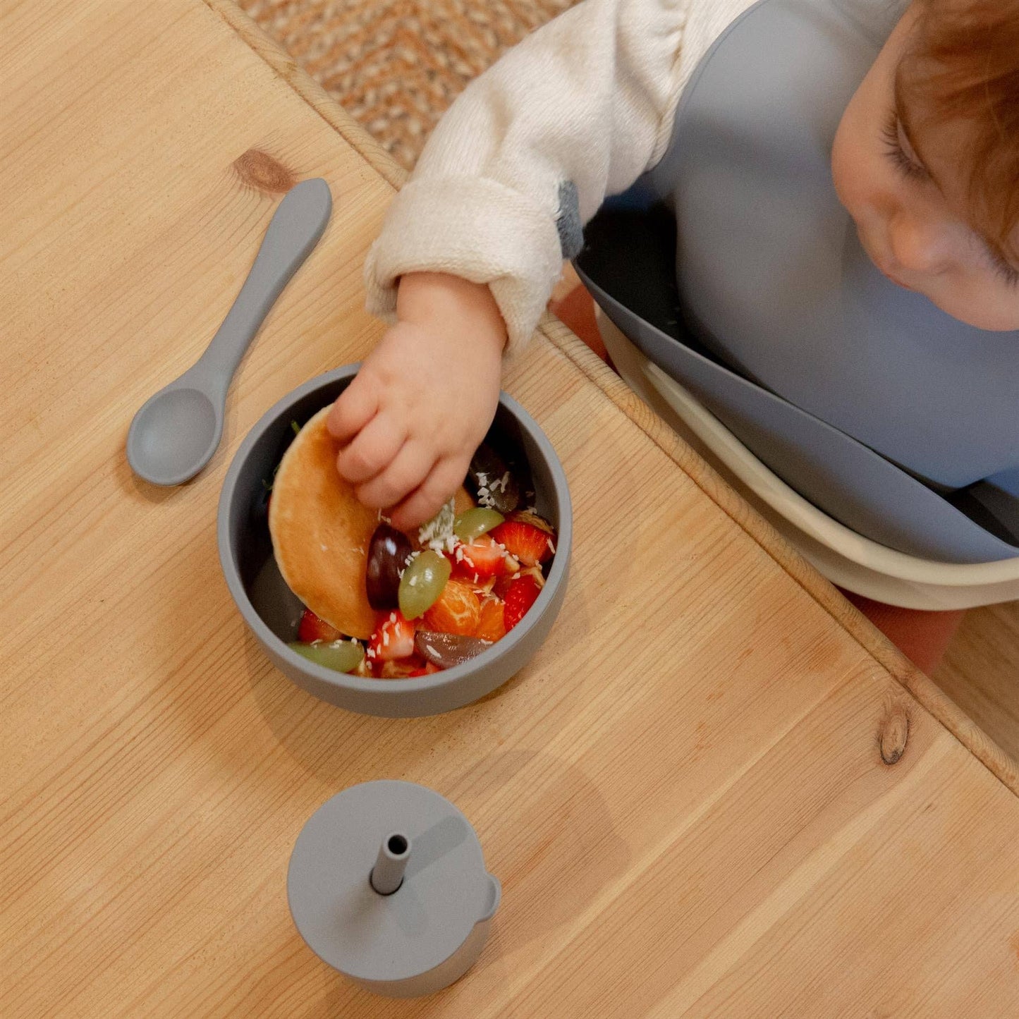 Baby Silicone Weaning Spoon - By Tiny Dining