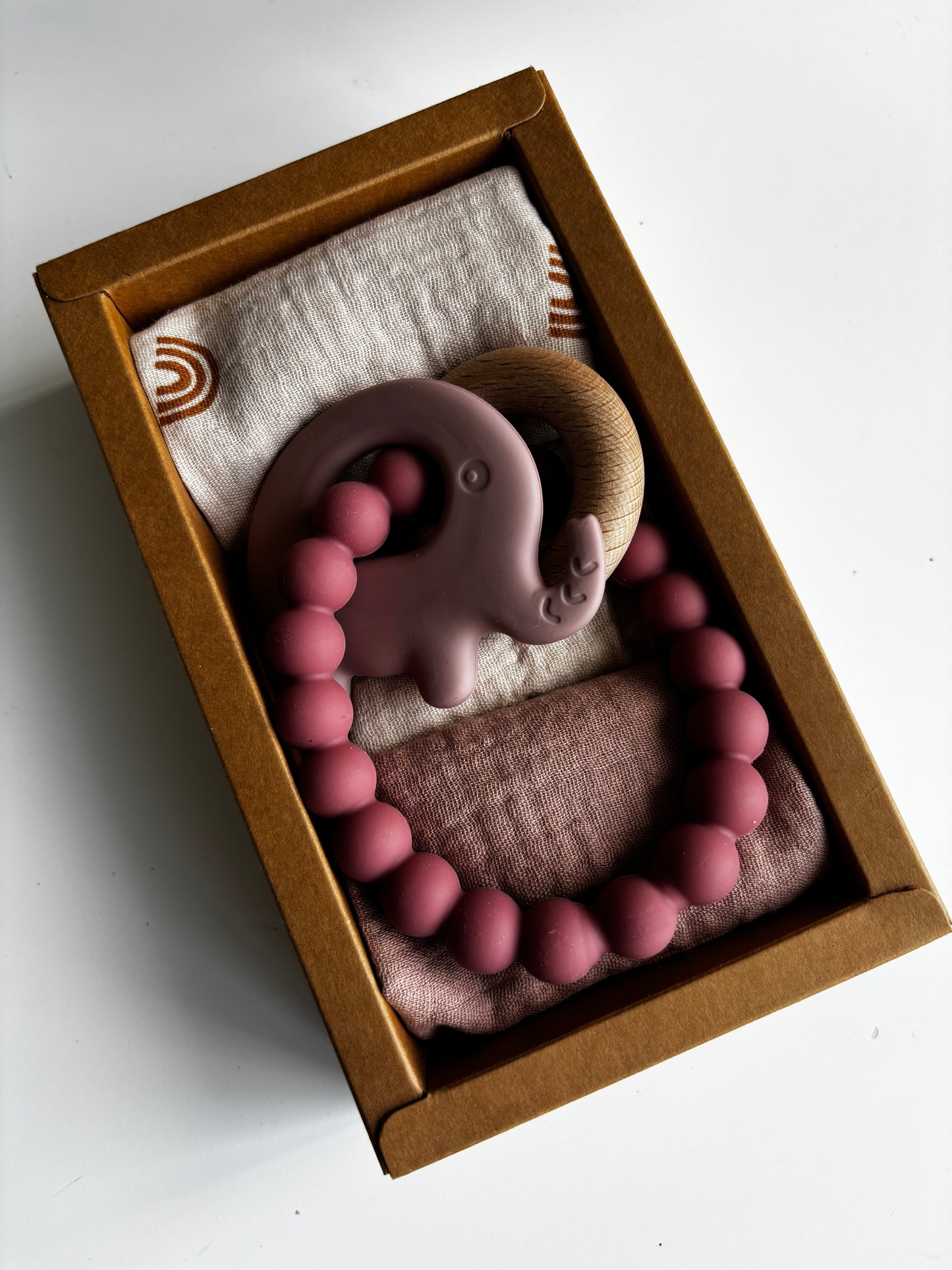Elephant Teether Beads Gift Box