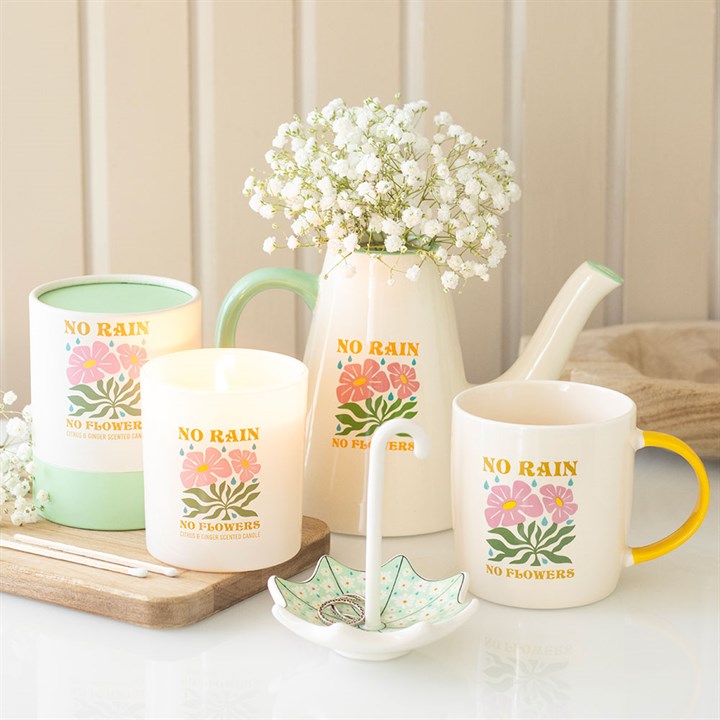 No Rain, No Flowers Citrus & Ginger Candle