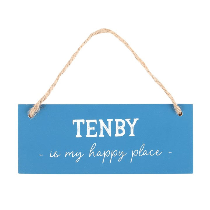 Tenby is My Happy Place Hanging Sign
