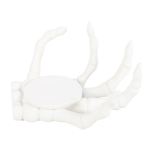 Skeleton Hand Coaster and Candle Holder