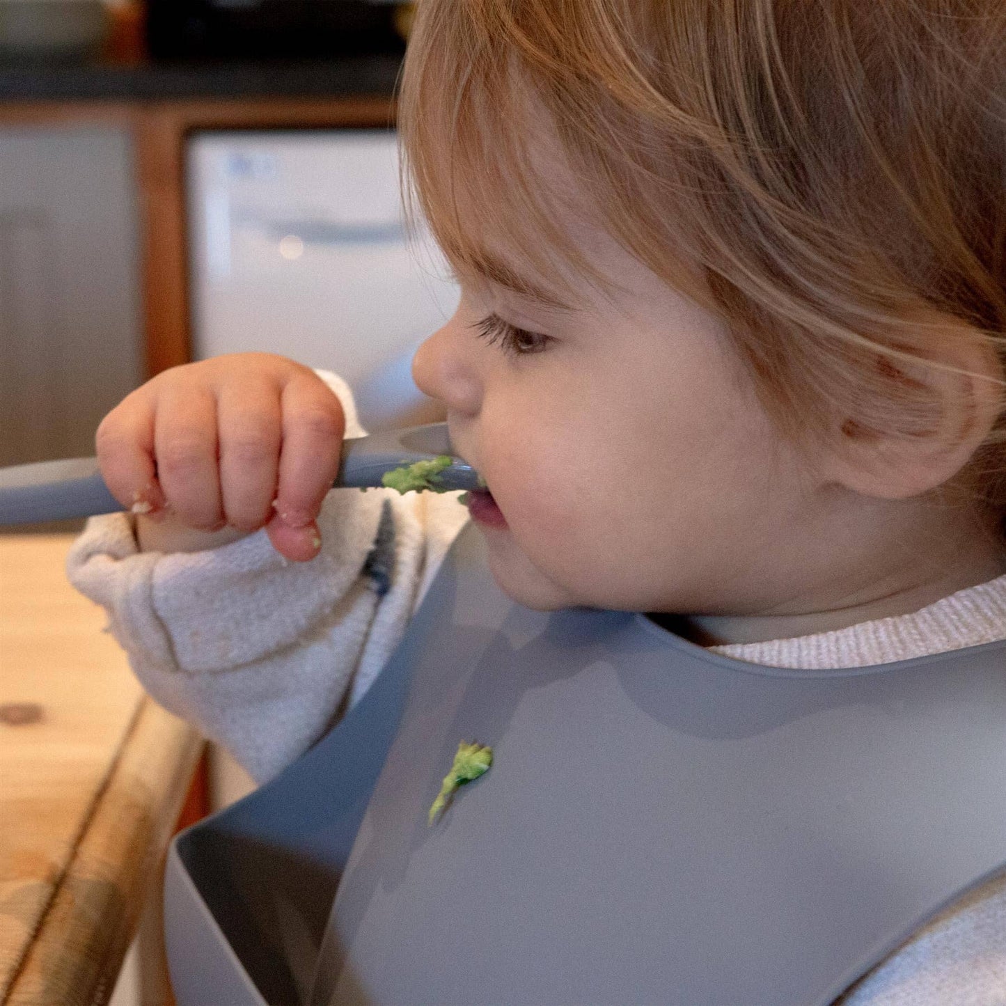 Baby Silicone Weaning Bib - By Tiny Dining