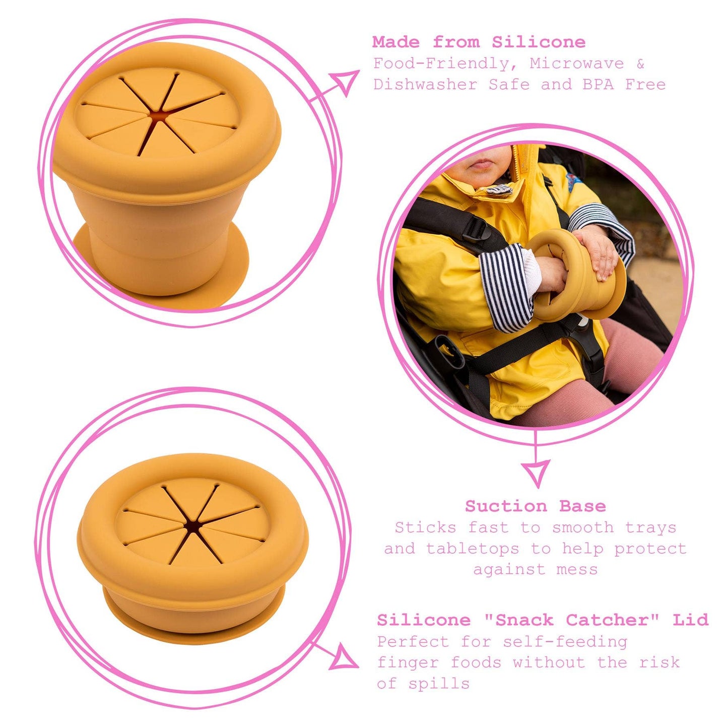 Baby Silicone Snack Pot - By Tiny Dining