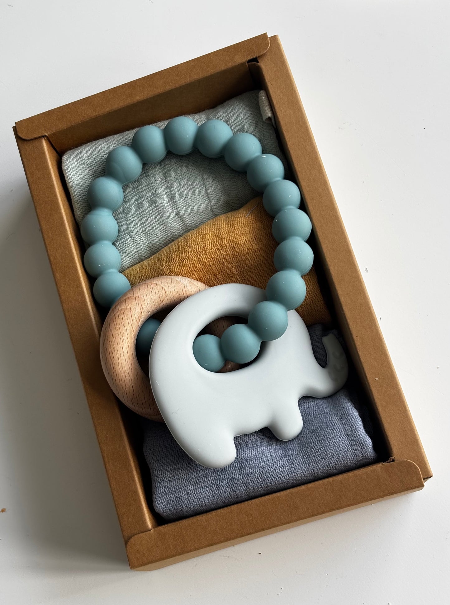 Elephant Teether Beads Gift Box